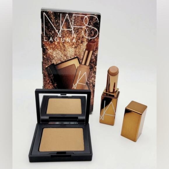 NARS Laguna Makeup Set - Bronzer and Lipstick travel size NIB - Picture 1 of 1